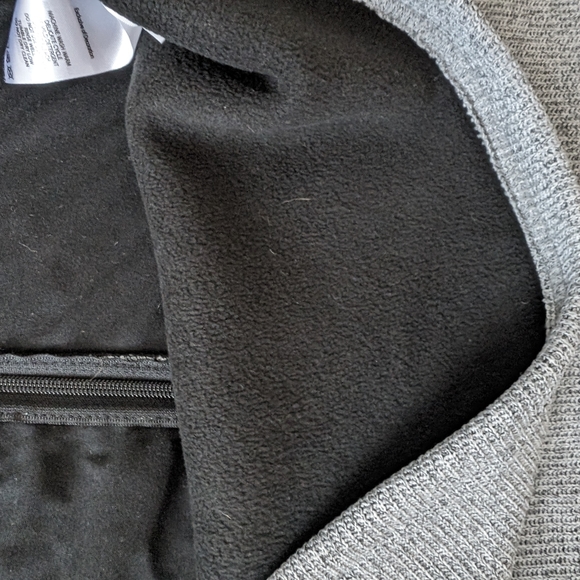 Eddie Bauer Gray/Black Full Zip Knit Jacket NWT - Picture 4 of 9